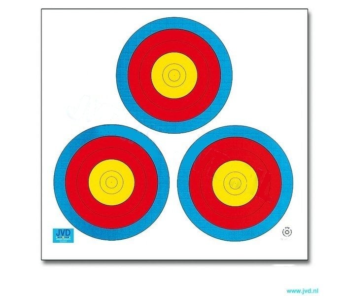 JVD Hedef Kağıdı Las Vegas 3X20 cm Target Face FITA 102804