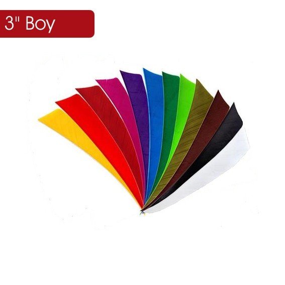 3 inch Köşeli Tüy (3'' Shield) (100 adet)