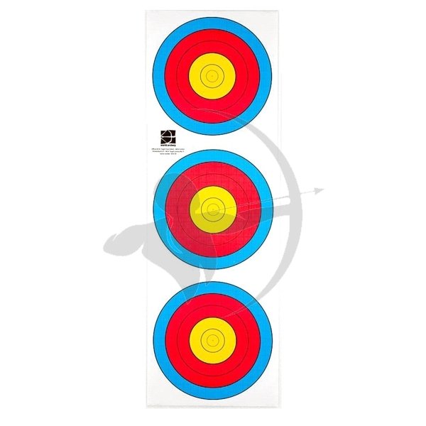 JVD Hedef Kağıdı 3X20 cm Vertıcal Target Face FITA