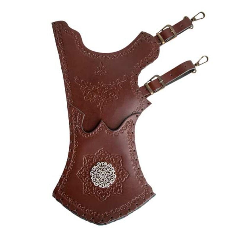 Deri Tirkeş Kahverengi - Metal Armalı