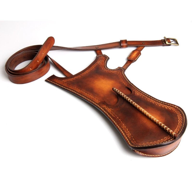 Kendinden Kemerli Deri Tirkeş - Özel Tasarım