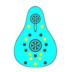 Mini Geleneksel Okçuluk Putası (Hedef ölçüsü : 57 x 40 x 8 cm)