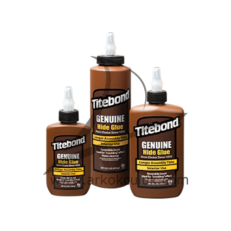 Genuine Liquid Hide Glue - Sıvı Dogal-Boncuk Deri Tutkalı Ahşap Yapıştırıcı