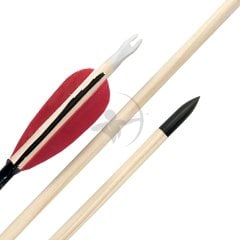 Çam Ok Geleneksel Plastik Gezli - Ahşap Ok